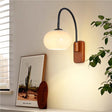 BauhausGlow – Vridbar Bauhaus Vägglampa med Khaki Glas Carvallo