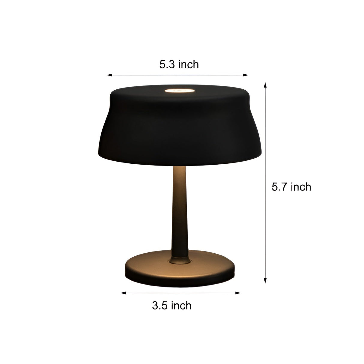 TouchMetal Light - Dekorativ LED Bordslampa med Touchkontroll Carvallo