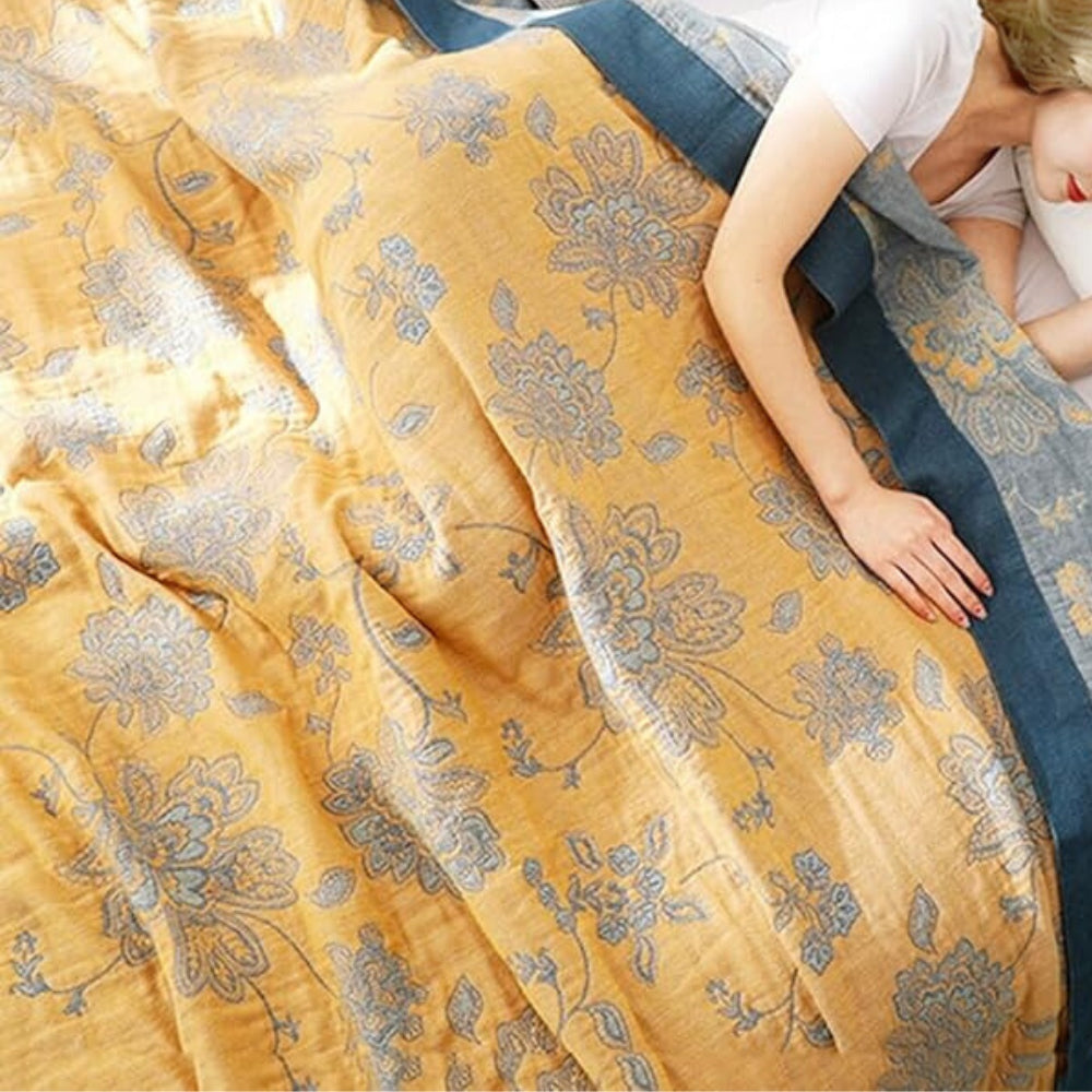 Carvallo Haven – Långfibrig Bomullsfilt med Fem-Lagers Nätstruktur Carvallo