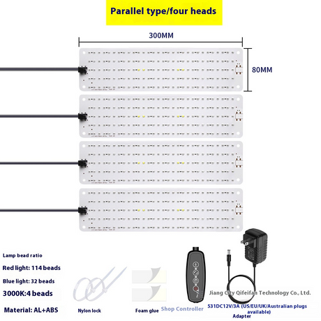 LED Quantum Växtbelysning Panel för tillväxt och färgfrämjande – Med justerbart ljusläge Carvallo