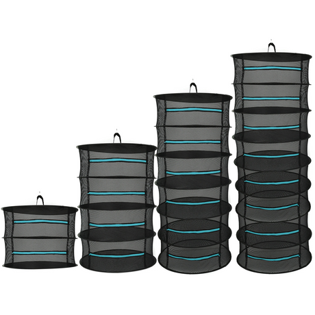 Fällbar torkställning för frukt, grönsaker och örter – Flerlagers nätställ för snabb torkningsprocess Carvallo