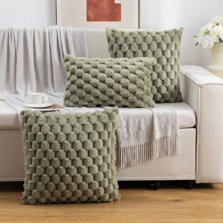 Mysigt Luxe Marshmallow kuddfodral – mjuk, plysch och elegant touch MILA Sverige