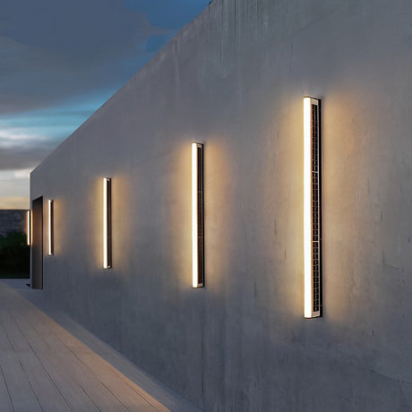 Utomhus Vägglampa Modern Solenergi LED Lampa Carvallo
