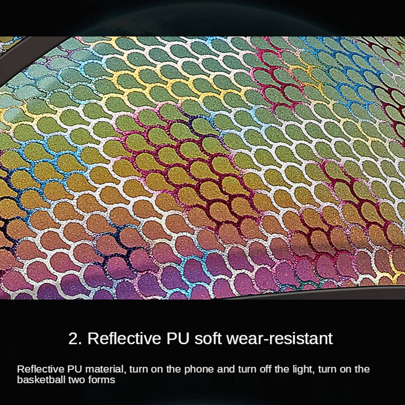 Lysande Reflekterande Holografisk Basketboll-Holografisk Basketboll-BB-Hemnix