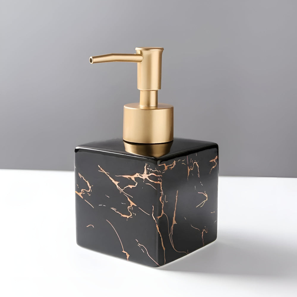 MarbleElegance Soap Dispenser – Lyxig touch för ditt badrum MILA Sverige