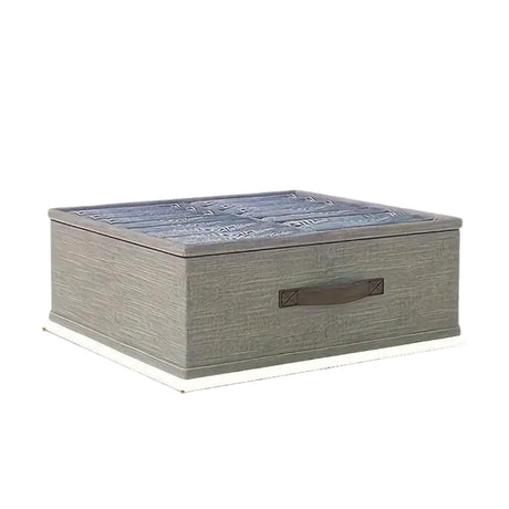 Modern Grå Linne Förvaringsbehållare Carvallo