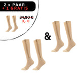 Bekväma kompressionsstrumpor med dragkedja Carvallo