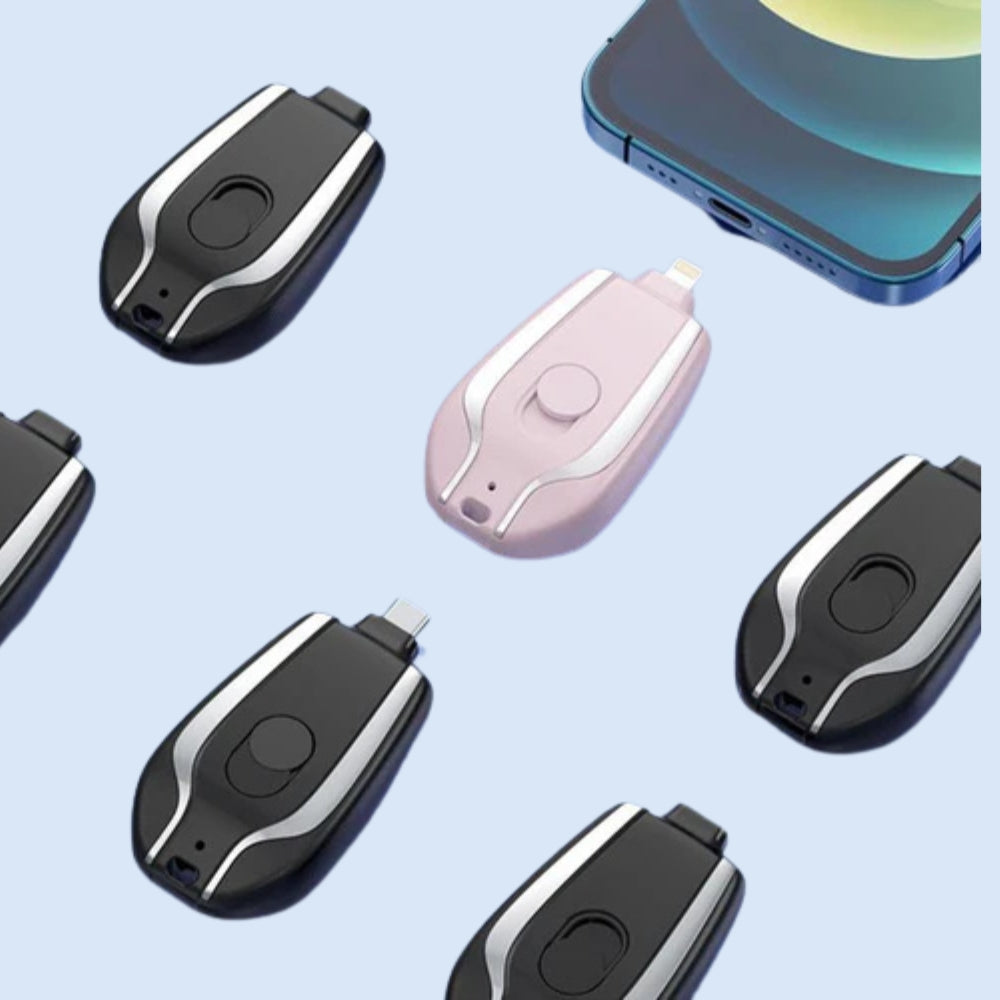 PowerLink – Kompakt nyckelringsladdare med snabb aktivering och inbyggd laddkontakt Carvallo