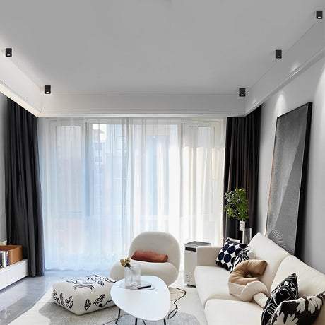 FlexiSquare - Dimbart LED Takrosettlampa med Justerbar Fyrkantig Lampfot Carvallo