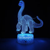 3D LED Lampa Dinosaurie-Barn-BB-Brachiosaurus-Hemnix