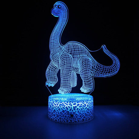 3D LED Lampa Dinosaurie-Barn-BB-Brachiosaurus-Hemnix