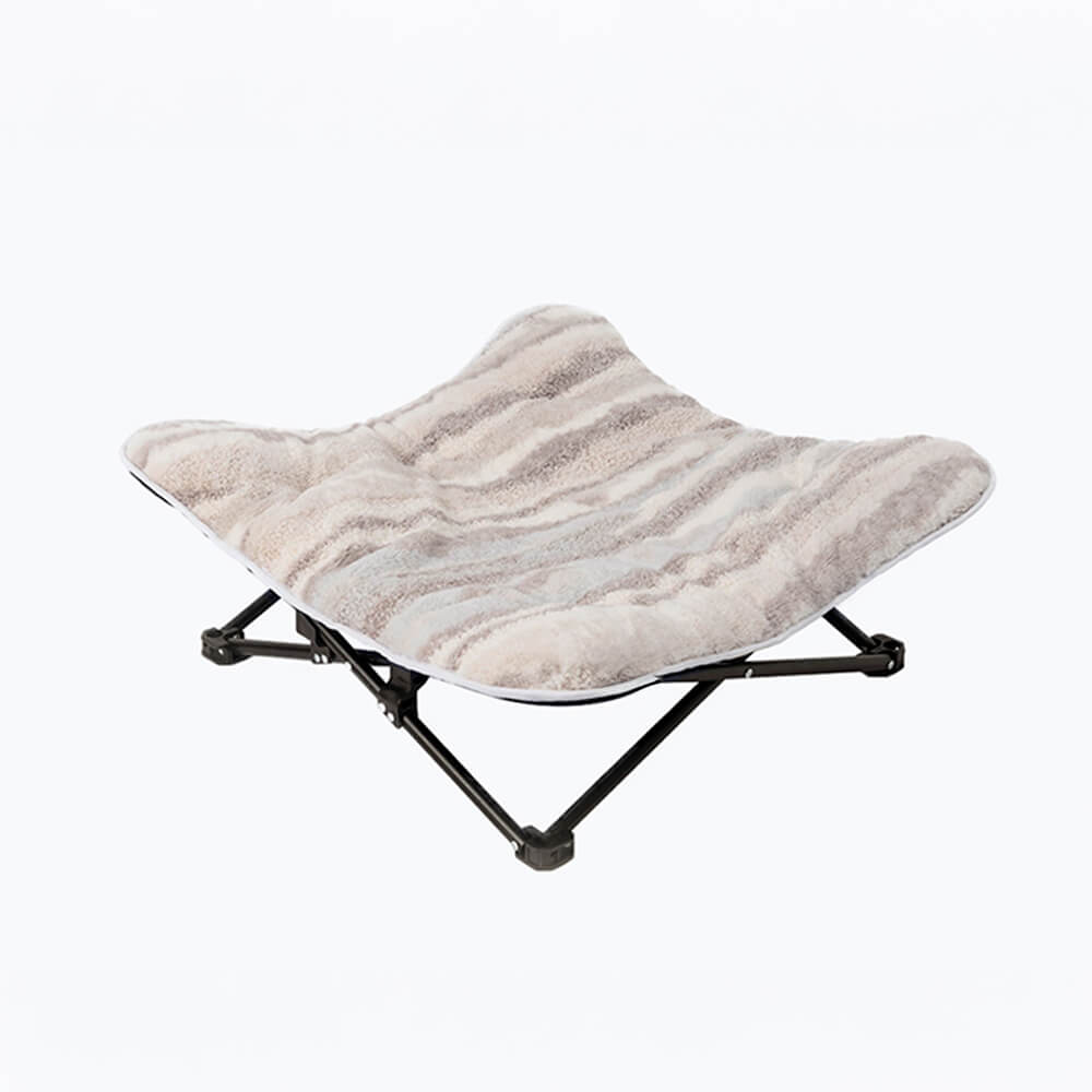 Bärbar upphöjd hundsäng Fällbar Andningsbar Polyester för inomhus- och utomhusbruk Carvallo