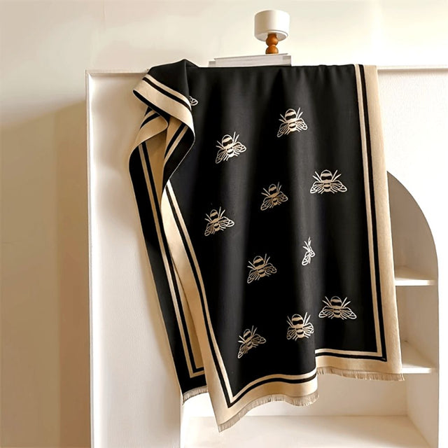 Nuvia Bee Mönster Vinter Halsduk Carvallo