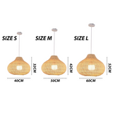 Boho Naturlig Handgjord Ö-lampa Carvallo