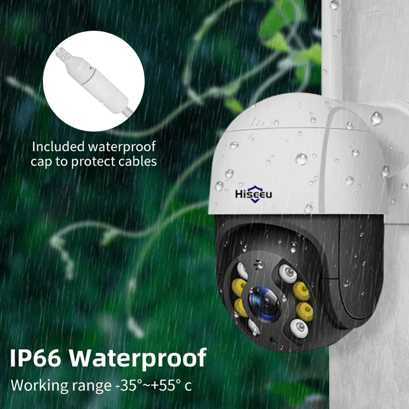 Smart WiFi Säkerhetskamera – Med Infraröd Nattvision, APP & AI-Smarta Hem Kamera-BB-Hemnix