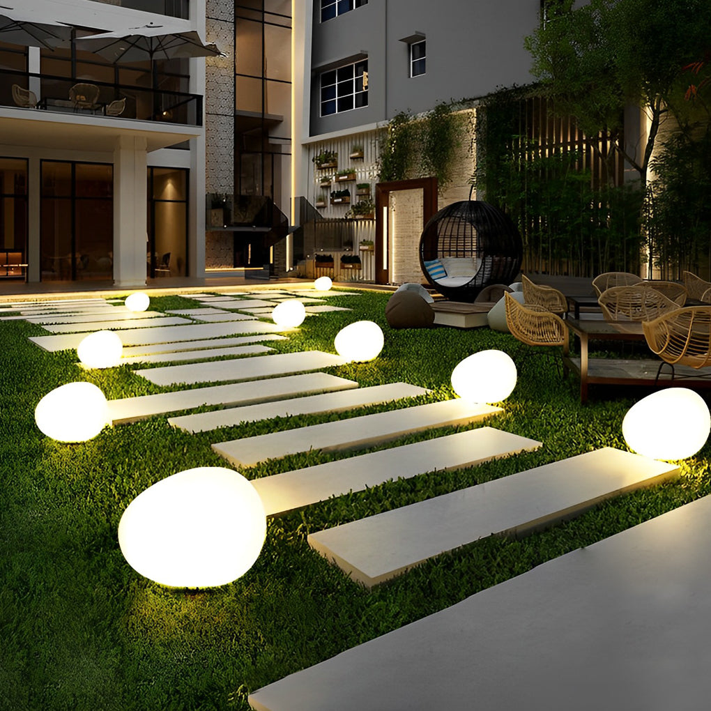 Utomhusbelysning Modern LED Sten Trädgårdslampa Carvallo