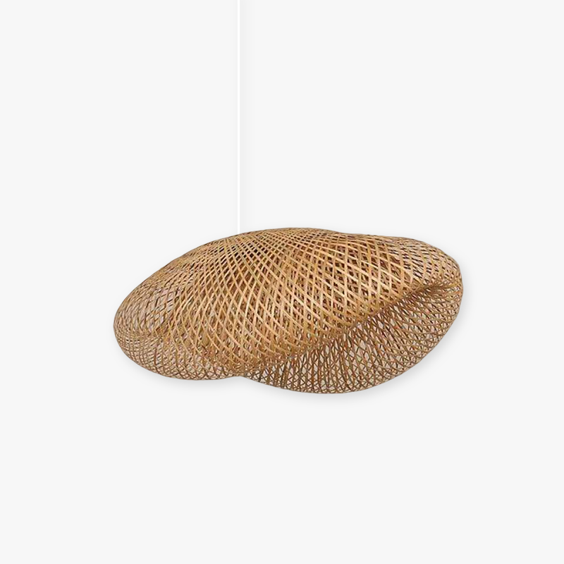 ZenBamboo LED Hänglampa Bollar av Bambu för Sovrum Carvallo