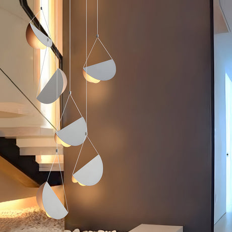 1/3/6-Ljus Minimalistisk Linje Vit Glider Taklampa Carvallo