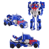 Dynamisk Transformativ Robotbil - Optimus Leksak, 1-stegs Förvandling, Robot & Dinosaurie Actionfigur för Pojkar-Fordon-BB-Hemnix