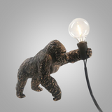 GorillaLux - Unik Gorilla Bordslampa | Modern Djurarmatur med Varm LED Belysning Carvallo