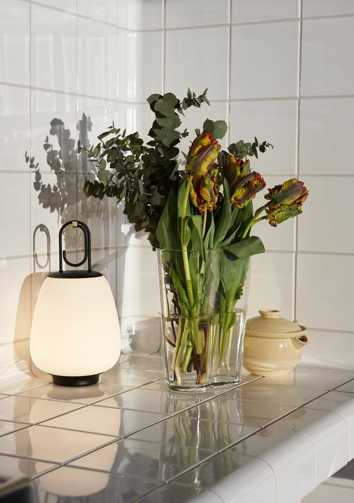 Modern LED-Terrasslykta Carvallo