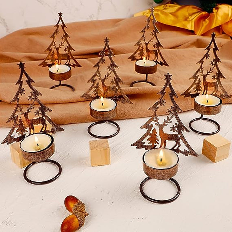 Carvallo | FestiveFlames - Ljusstake i järn i form av en julgran Carvallo