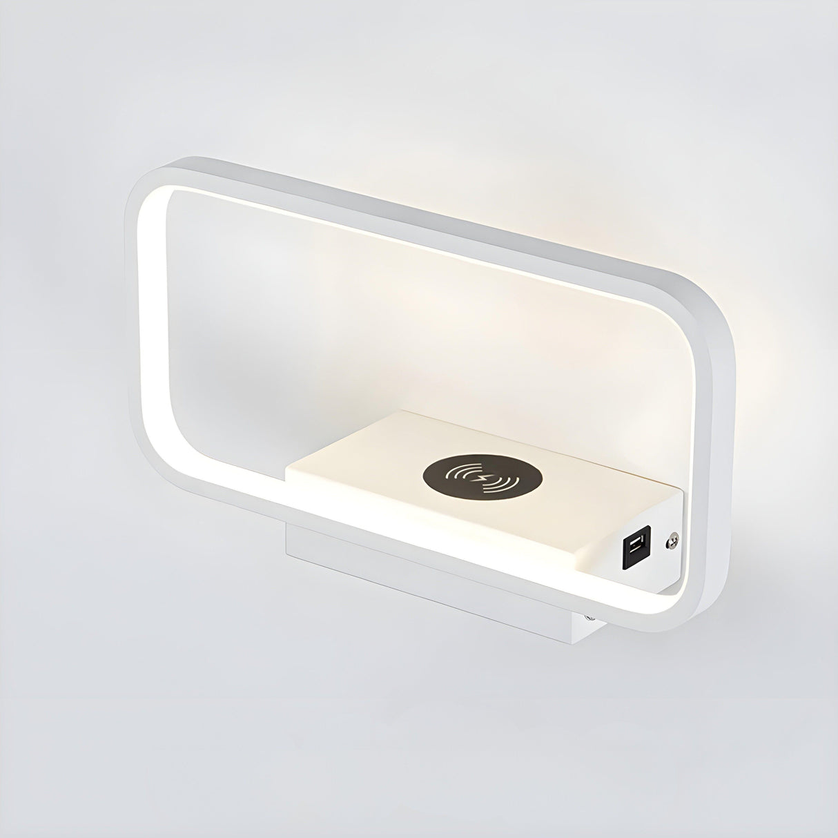 GloSwitch Ljus – Modern Trådlös USB-Laddning LED-Vägglampa för Inomhusbruk Carvallo