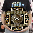 MythosTime - Sophisticated wall clock with Greek key pattern and discreet elegance Carvallo