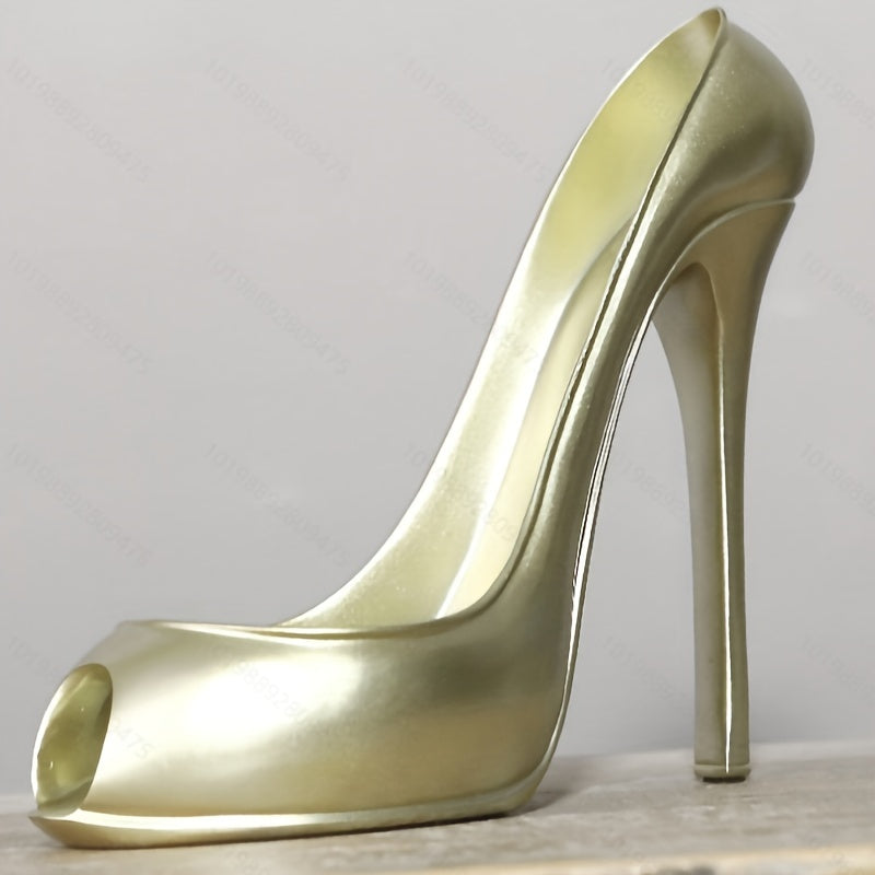 Carvallo VinoChic Högklackat | Design-inredningsaccessoar | 100 cm Höjd | Kreativ skohylla i plast Carvallo