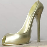 Carvallo VinoChic Högklackat | Design-inredningsaccessoar | 100 cm Höjd | Kreativ skohylla i plast Carvallo