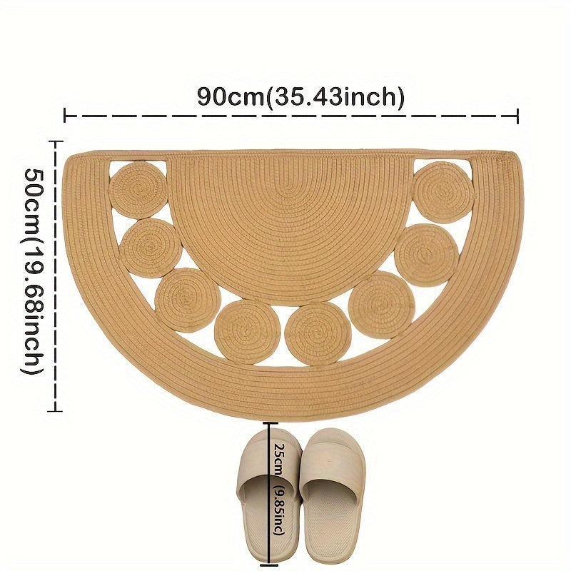 Boho handvävd badmatta – Perfekt för ditt badrum eller entré Carvallo