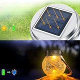 CrackJar Lampa - Crack Ball Glasburk Trädgårdsträd Hängande Ljus Carvallo