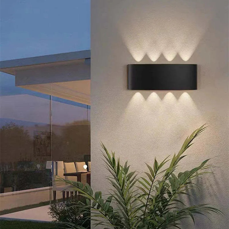 Vägglampa Modern Vit LED Vattentålig Lampa Carvallo