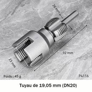 Carvallo Duo – Präzise Gewinde inuti & utanför med bara 1 verktyg (2-pack) Carvallo
