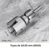 Carvallo Duo – Präzise Gewinde inuti & utanför med bara 1 verktyg (2-pack) Carvallo