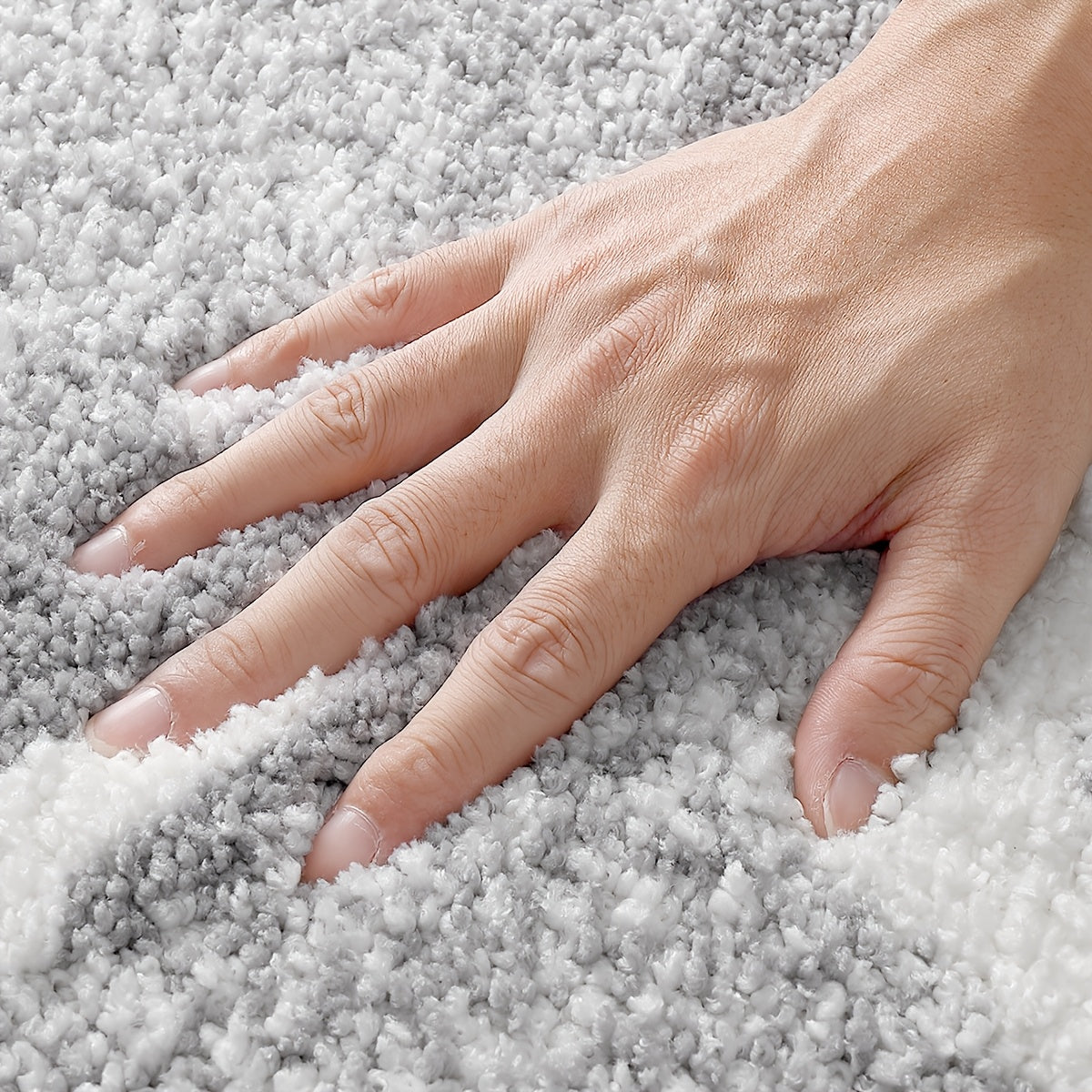 Modern Zebra Badmatta | Mjuk Plysch | Absorberande Halkfri Polyester | Brick by Brick Carvallo