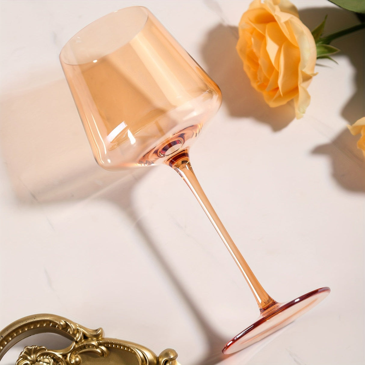 Carvallo – Set om 6 Premium Färgade Vinglas med Munblåst Kristall Carvallo