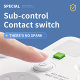 Smart Power Strip med 5 Uttag – Säker och Styrbar Användning Carvallo