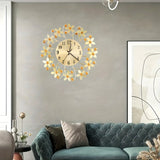 EleganceClock - Stille Dekorativ Väggklocka 14 Tum Carvallo