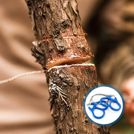 Trådsåg för trädgård och utomhus – Kompakt såg för äventyr och trädgårdsarbete Carvallo