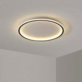 LunaNova - Modern Rund LED Taklampa Metall/Acryl Carvallo