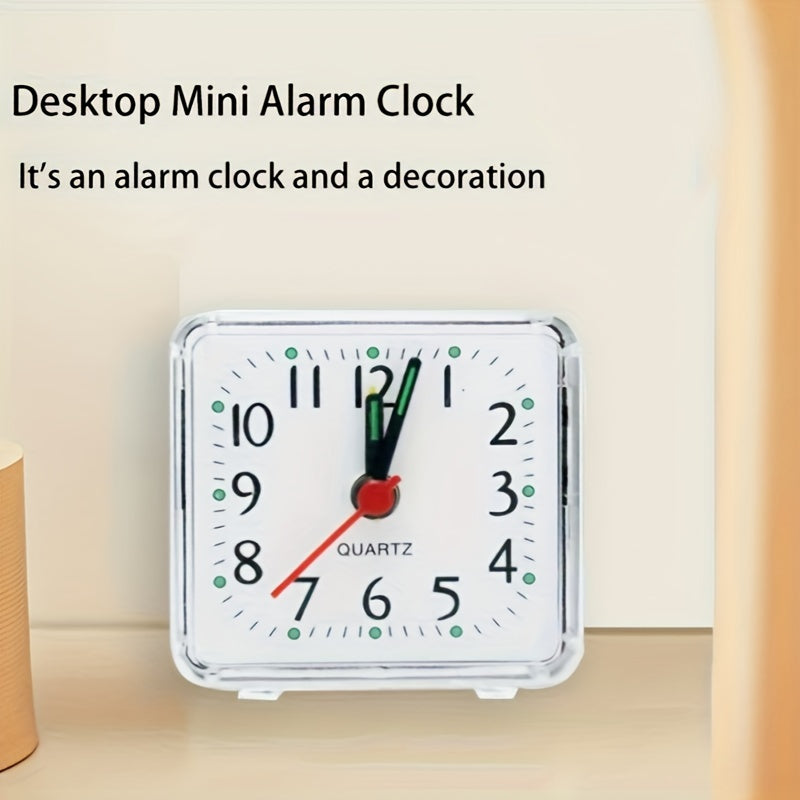 Enkel Vit Fyrkantig Väckarklocka Carvallo