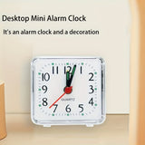 Enkel Vit Fyrkantig Väckarklocka Carvallo