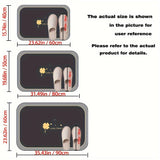 Lucky Charm Snabbtorkande Badmatta - Geometrisk Design med Halkfri för Duschen och Entrén Carvallo