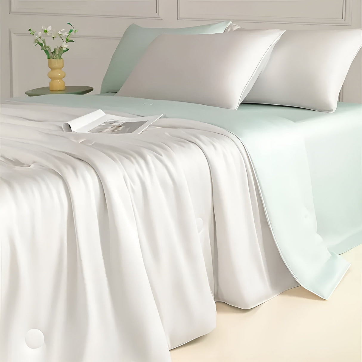 Kylig sommarfilt – Mjuk, hudvänlig och bekväm | För varma sommarnätter Carvallo