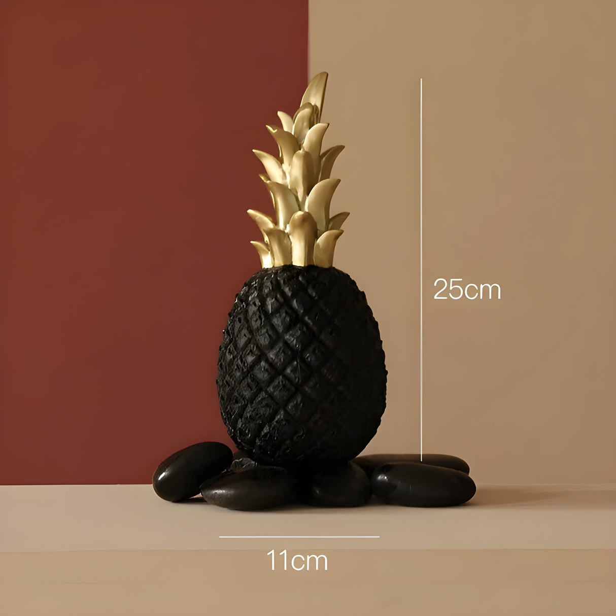 PineGlow Decor - Dekorativ Ananas-Ananas-Vardagsrumsdekor Carvallo