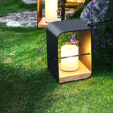 Utomhus Golvlampa Metall Solenergi LED Ljus Carvallo