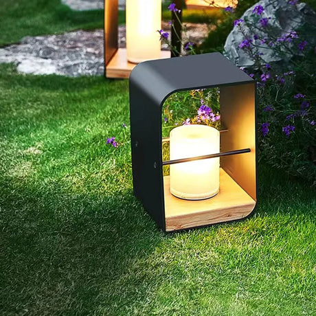Utomhus Golvlampa Metall Solenergi LED Ljus Carvallo