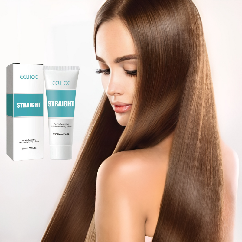 Keratin Hair Smoothing Cream – Omedelbar anti-frissande plattningsbehandling för silkeslent, glansigt hår MILA Sverige
