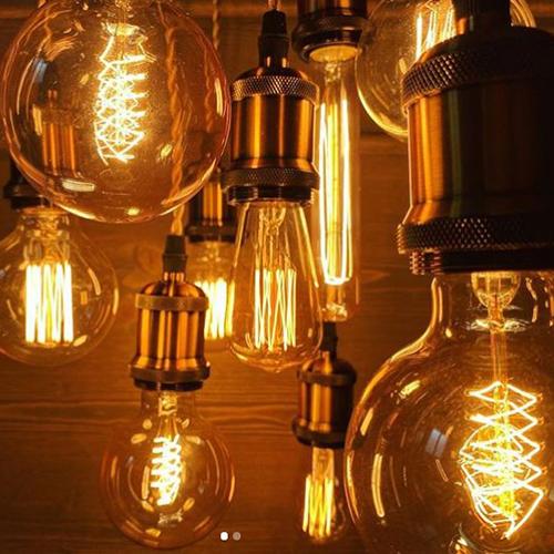 Vintage Edison-lampa Dekorativa Dimbara Ljus Carvallo